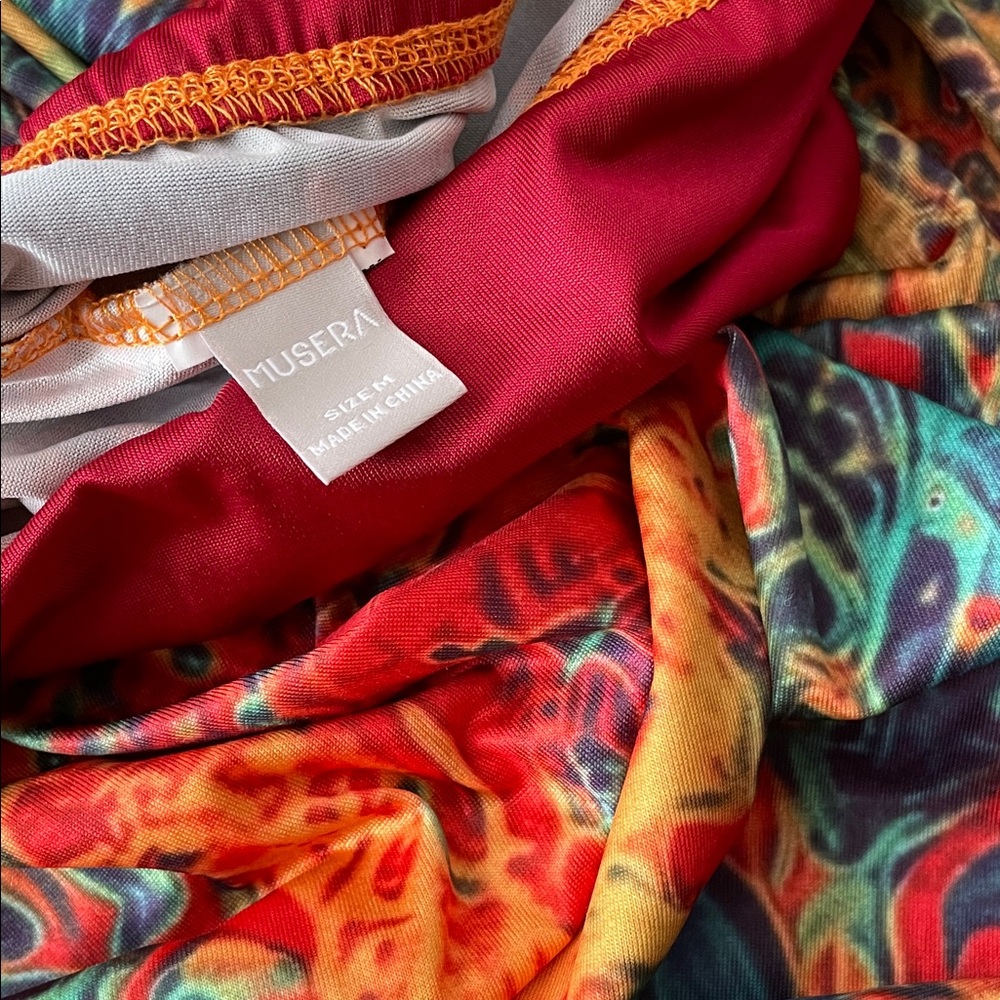 M Vibrant Multicolor Women's Skirt Set - Picture 6 of 6